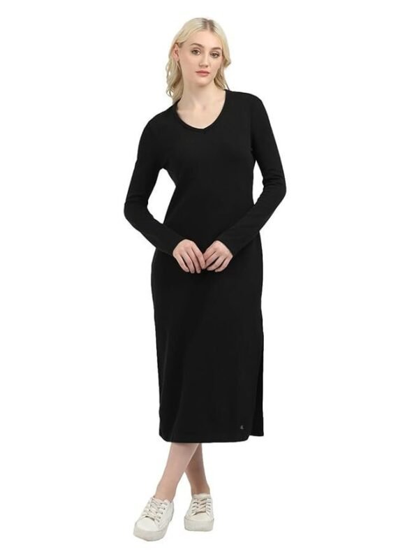 Calvin Klein Jeans Department1818 Cotton Blend Classic Below The Knee Dress