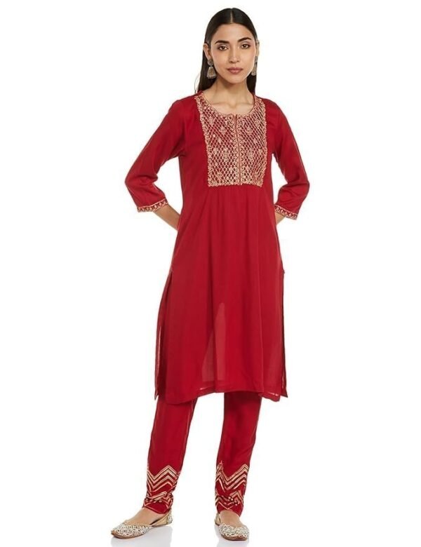BIBA Women's Rayon Suit Set